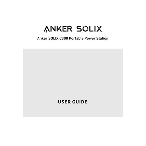 rolex anker 300|Anker solix c300 manual.